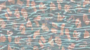 Benzersiz hareket dokusu tasarım sanatı ile profesyonel video düzenleme için modern soyut grafikler