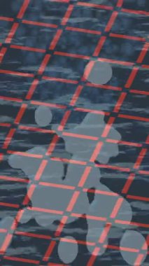 Lüks hareket projeleri için soyut tasarım stili animasyonu olan üst düzey dijital doku