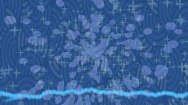 Benzersiz hareket grafikleri tasarım sanatına sahip yaratıcı film üretimi için özet bir arkaplan