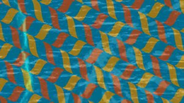 Dijital doku yüzey tasarım biçimi ile modern video animasyonu için gelişmiş hareket grafikleri