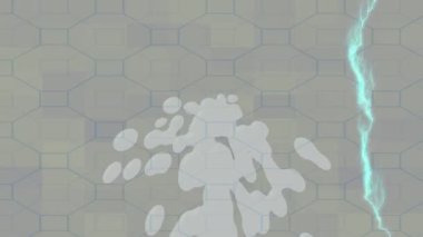 Estetik doku arkaplan tasarımı renkli hareket grafikleri ile moda film giriş profosyoneli