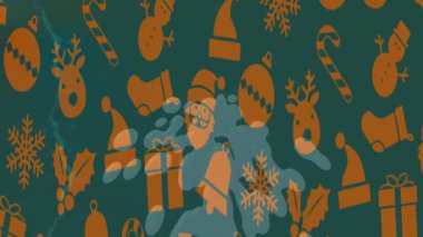 Organik desenli yüzey giriş stili video film sanatı ile soyut arkaplan tasarımı