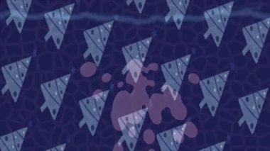 Estetik doku arkaplan tasarımı renkli hareket grafikleri ile moda film giriş profosyoneli