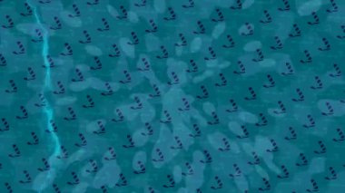 Benzersiz dijital hareket grafiklerine sahip yaratıcı sinematik projeler için yumuşak animasyon yüzeyi