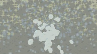 Benzersiz hareket grafikleri tasarım sanatına sahip yaratıcı film üretimi için özet bir arkaplan