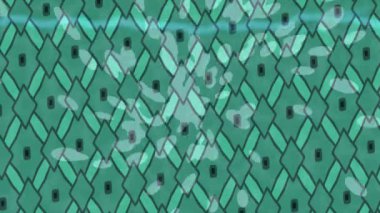 Benzersiz hareket grafikleri tasarım sanatına sahip yaratıcı film üretimi için özet bir arkaplan