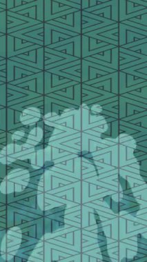 Modern medya üretimi için fütüristik dijital soyut doku sinematik tarz hareketli grafik ögesi