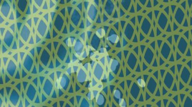 Benzersiz dijital animasyon tarzı grafikleri olan yaratıcı ortam tasarımı için yenilikçi hareket dokusu