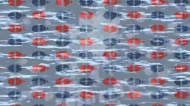 Benzersiz hareket dokusu tasarım sanatı ile profesyonel video düzenleme için modern soyut grafikler