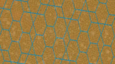 Soyut hareket desenli fütüristik video üretimi için dinamik dijital arkaplan