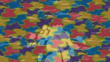 Yaratıcı video düzenleme film arkaplan tasarımı için minimalist organik hareket grafikleri