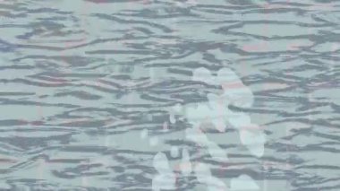 Benzersiz dijital animasyon tarzı grafikleri olan yaratıcı ortam tasarımı için yenilikçi hareket dokusu