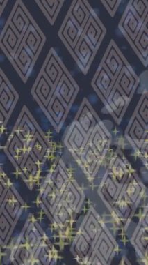 Benzersiz dijital animasyon tarzı grafikleri olan yaratıcı ortam tasarımı için yenilikçi hareket dokusu