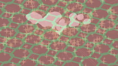 Dijital doku yüzey tasarım biçimi ile modern video animasyonu için gelişmiş hareket grafikleri