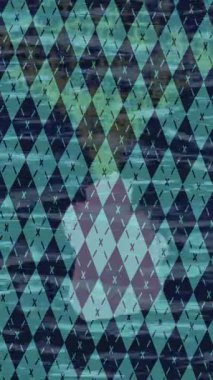 Soyut hareket desenli fütüristik video üretimi için dinamik dijital arkaplan