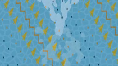 Profesyonel video projeleri sanat tarzı için organik hareketli arkaplan tasarımı