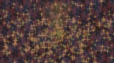 Benzersiz dijital animasyon tarzı grafikleri olan yaratıcı ortam tasarımı için yenilikçi hareket dokusu