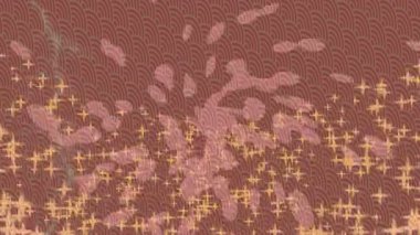 Soyut hareket desenli fütüristik video üretimi için dinamik dijital arkaplan