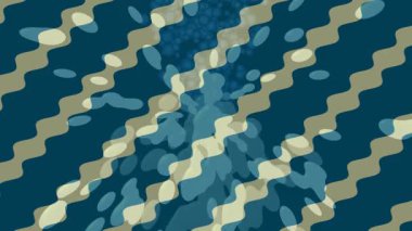 Soyut hareket desenli fütüristik video üretimi için dinamik dijital arkaplan