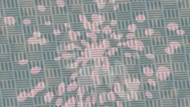 Soyut hareket desenli fütüristik video üretimi için dinamik dijital arkaplan