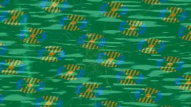 Soyut hareket desenli fütüristik video üretimi için dinamik dijital arkaplan