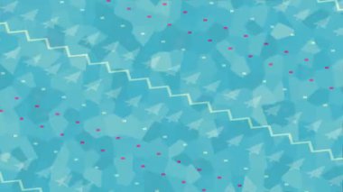 Benzersiz dijital hareket grafiklerine sahip yaratıcı sinematik projeler için yumuşak animasyon yüzeyi