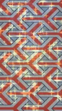 Soyut hareket desenli fütüristik video üretimi için dinamik dijital arkaplan