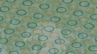 Dijital doku yüzey tasarım biçimi ile modern video animasyonu için gelişmiş hareket grafikleri