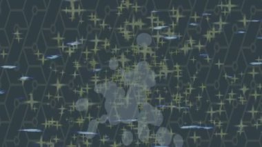 Profesyonel video projeleri sanat tarzı için organik hareketli arkaplan tasarımı