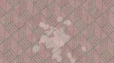 Lüks hareket projeleri için soyut tasarım stili animasyonu olan üst düzey dijital doku