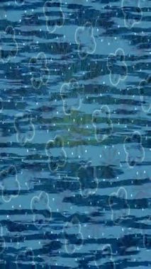 Lüks hareket projeleri için soyut tasarım stili animasyonu olan üst düzey dijital doku