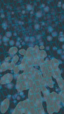 Benzersiz dijital animasyon tarzı grafikleri olan yaratıcı ortam tasarımı için yenilikçi hareket dokusu