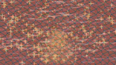 Benzersiz dijital animasyon tarzı grafikleri olan yaratıcı ortam tasarımı için yenilikçi hareket dokusu