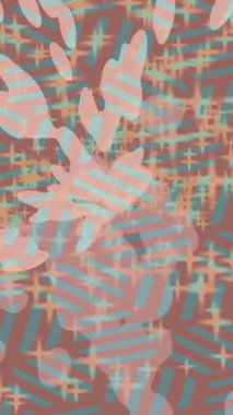 Benzersiz video giriş tasarımı projeleri için detaylı yüzey kalıbı film animasyon stili grafik girişi