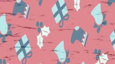 Organik desenli yüzey giriş stili video film sanatı ile soyut arkaplan tasarımı