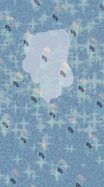 Dijital doku yüzey tasarım biçimi ile modern video animasyonu için gelişmiş hareket grafikleri