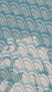 Benzersiz dijital animasyon tarzı grafikleri olan yaratıcı ortam tasarımı için yenilikçi hareket dokusu