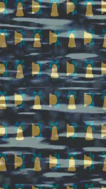 Dijital doku yüzey tasarım biçimi ile modern video animasyonu için gelişmiş hareket grafikleri