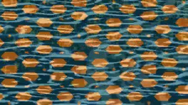 Benzersiz dijital animasyon tarzı grafikleri olan yaratıcı ortam tasarımı için yenilikçi hareket dokusu