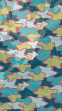 Benzersiz hareket dokusu tasarım sanatı ile profesyonel video düzenleme için modern soyut grafikler