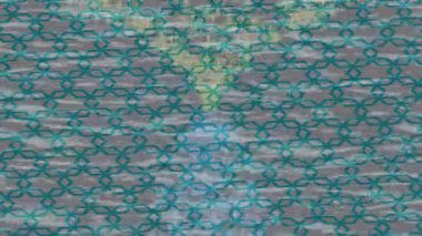 Benzersiz dijital animasyon tarzı grafikleri olan yaratıcı ortam tasarımı için yenilikçi hareket dokusu