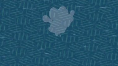 Benzersiz video giriş tasarımı projeleri için detaylı yüzey kalıbı film animasyon stili grafik girişi