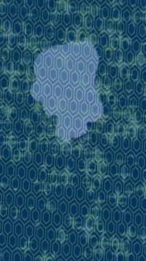 Benzersiz video giriş tasarımı projeleri için detaylı yüzey kalıbı film animasyon stili grafik girişi