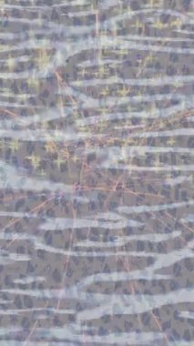 Benzersiz dijital animasyon tarzı grafikleri olan yaratıcı ortam tasarımı için yenilikçi hareket dokusu