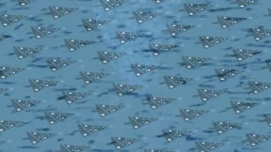 Benzersiz hareket dokusu tasarım sanatı ile profesyonel video düzenleme için modern soyut grafikler