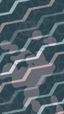 Lüks hareket projeleri için soyut tasarım stili animasyonu olan üst düzey dijital doku