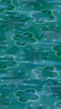 Dijital doku yüzey tasarım biçimi ile modern video animasyonu için gelişmiş hareket grafikleri