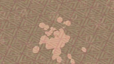 Benzersiz video giriş tasarımı projeleri için detaylı yüzey kalıbı film animasyon stili grafik girişi