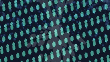 Benzersiz dijital animasyon tarzı grafikleri olan yaratıcı ortam tasarımı için yenilikçi hareket dokusu