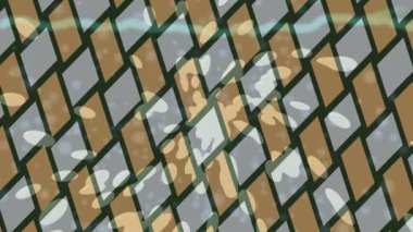 Soyut hareket desenli fütüristik video üretimi için dinamik dijital arkaplan